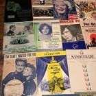 Sheet Music Vintage Early Lot Of 67 W  Awesome Graphics