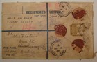 Stamp Palestine 1937 Israel Jerusalem To Austria Cover Red Cairo Italy Italia