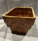 Vintage Cookson Pottery Usa Brown Pottery Planter  Cp-2806