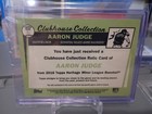 2016 Topps Heritage Minor League Rare Aaron Judge Clubhouse Jersey Relic  ccr-aj