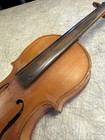 Vintage Unbranded 4 4 Violin Violin    2 Piece Back  - Decent Shape  Restore