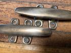 Pair Of Vintage Wilcox Crittenden Cast Polished Bronze  5  Cleats