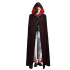 Halloween Cloak With Hood Halloween Vampire Cloak Unisex Adult Cape Hooded Cape