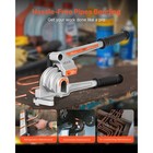 Vevor 3 In 1 Lever Pipe Tube Bender For 1 4   3 8   1 2  O d  0-180   Bending