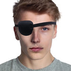 Black Adjustable Eye Patch For Adults  Single Soft Amblyopia Patch  left Or Righ