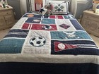 Pottery Barn Kids Sports Coverlet Quilt Set Full Queen