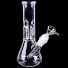 9   Heavy Glass Bong Water Pipe Smoking Bong Beaker   14mm Bowl Hookah   Filter