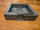 Dungeon Walls  Treasure Door Set  32mm Fdm  Printed Terrain For D d  3x3 modular