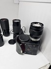 Lot Of 15  Mixed  Brands  Camera Lenses 1 Kodak 35mm Camera For Parts Or Repair 