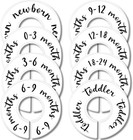 Baby Closet Dividers     Floral Design  Set Of 8  Fits 1 5 Inch Rod  Nursery Cl   