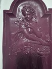 Pair Of Antique Victorian Zinc Wall Plaques - Nymphs Of Fire   Water  dana  des 