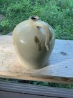 Old Stonewear Tan Jug W  Turkey Dropping Neat