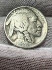 1913 Type 1 Higher Grade 1 2 Horn Buffalo Nickel -  Better Date Us Coin 