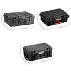 Uimoso 0 56 1 58 2 4cu ft Weatherproof Hard Case Handle Clips Padlock Holes Foam