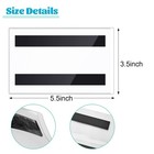 50 Pcs Magnetic Sign Holder Pallet Rack 5 5 X 3 5  Magnetic Label Holders