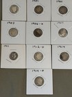 Barber Silver Dimes Lot Of 10 90  Silver   Low Price Gonna Go Fast 