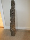 Moramba Village Papua New Guinea Wooden Crocodile Flute  26  Tall