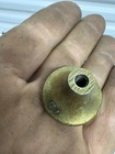 Vintage Brass Cabinet Knobs Set Of 6 Round Drawer Pulls Original Patina