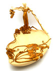 Veronese Design Art Nouveau Resin Goddess Trinket Vanity Tray 2004