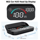 Car Hud Gps Head Up Display Digital Speedometer Mph Kmh Compass Overspeed Alarm