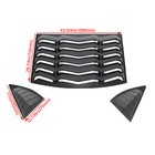 Fit Chevy Camaro 2010-2015 Rear   Side Window Louvers Sun Shade Windshield Cover
