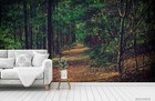 3d Green Forest Landscape Self-adhesive Removable Wallpaper Murals Wall 233