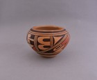 Ethel Youvella  1919-2006   Old Hopi Polychrome Pot - 3 3 4  X 5 3 4 