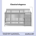 Convertible Crib 5-in-1 Changer Toddler Bed Daybed Full Size Storkcraft