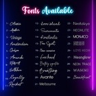 Custom Neon Light Up Sign     Personalized Led Name Sign Home Decor Gift