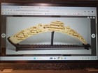 Vintage Chinese 28 Inch Hand Carved Resin Tusk On Stand