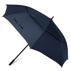  72 Inch Huge Golf Umbrella Windproof Large Umbrella Automatic Open Navy Blue