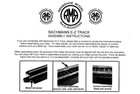 Bachmann Ho Scale Nickel Silver Ez Track 46 X 91 Oval Set Model Railroad Trains