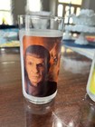 Vintage Set Of 3 Star Trek Character Frosted Glasses 16oz Spock Uhura Nero