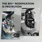 Nicecnc Rear Master Cylinder Guard Protector Cover For Yamaha Yfz450r 2009-2023