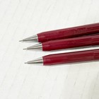 Lot Of 3 Vintage Skilcraft 0 5mm Mechanical Pencils Burgundy Tested