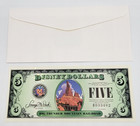 2014 Disney Dollars  5 Big Thunder Mountain Railroad With Envelope  Uncirculated