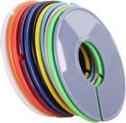 Luzen 15pcs Clothing Rack Size Dividers Blank Round Hangers Closet Dividers Baby