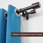 Double Curtain Rods For Windows 72-144   Double Drapery Rod Bronze Double Win   