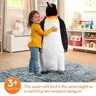 Plush Stuffed Animal Giant Emperor Penguin 3 4 Feet Tall Melissa   Doug Lifelike
