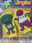 Barney The Dinosaur Baby Bop Foot Jingles Baby Socks Rattle Booties Vintage 1993