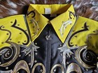 Horsemanship - Showmanship - Rail Jacket - Black-bright Yellow - Silver - Large
