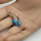 Vintage Southwestern Turquoise Pierced Earrings Sterling Stamped 925 Read