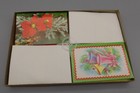 Vintage 70s Christmas Cards Fantastic Forty English Card Ltd Complete In Box Mcm