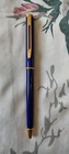 Waterman Exclusive Blue Laque Metal Ball Point Pen France Made