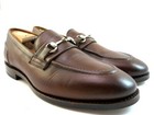 Allen Edmonds  randolph  Leather Bit Penny Loafers 8 5 D Vintage Hickory 414n 