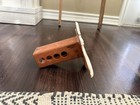 Vtg Cast Iron Texas Longhorn Hand Painted Trailer Hitch Cover Art 12    Long