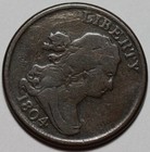 1804 Draped Bust Half Cent - Spiked Chin - Us 1 2c Copper Coin
