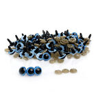 100pcs Plastic Safety Eyes For Teddy Bear Doll Toy Animal Craft Diy Kit 8-20mm