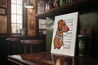 Funny Dachshund Canvas Wall Art Prints Artwork Signs Framed For Dog Lovers Ho   