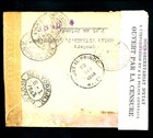 Postal History Haiti  343 352 c8a Air Mail Registered Dual Censor 1944 Prince Ny